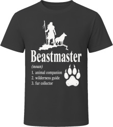 Beastmaster Definition RPG Role Playing Game Animal Friend T Shirt