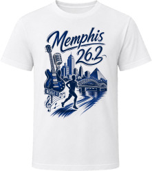 Memphis 26.2 Blues City Marathon T Shirt