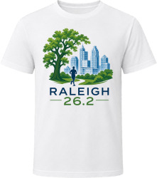 Raleigh 26.2 Oak City Marathon T Shirt