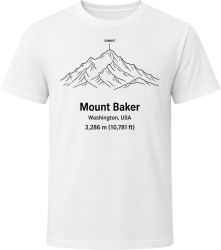 Mount Baker Washington Climbing Adventure T Shirt