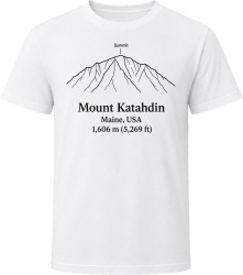 Mount Katahdin Maine Adventure T Shirt