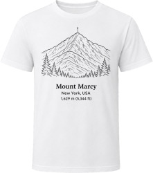 Mount Marcy New York Outdoor T Shirt