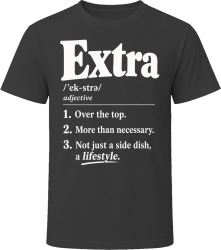 Extra Definition Funny Gen Z Gift T Shirt