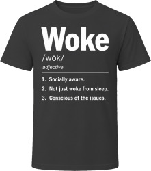 Woke Definition Funny Gen Z Gift T Shirt