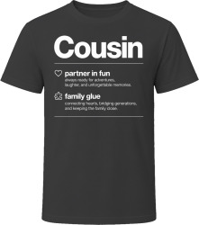 Cousin Definition Playful Gift T Shirt