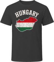 Hungary Flag Map Travel Enthusiast Souvenir T Shirt