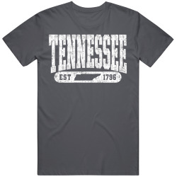 TENNESSEE Collegiate Arch. Vintage Varsity Athletic State Pride T Shirt