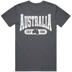 AUSTRALIA Collegiate Arch. Vintage Varsity Regional Pride T Shirt