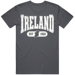 IRELAND Collegiate Arch. Vintage Varsity Regional Pride T Shirt