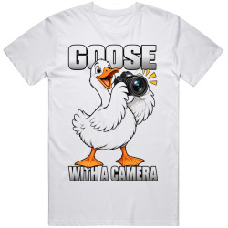Goose with a Camera. Photographer's Delight T Shirt
