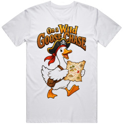 Goose with a Treasure Map. Adventure Awaits T Shirt