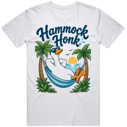Goose with a Hammock. Easy Living T Shirt
