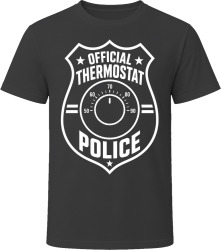 Official Thermostat Police T Shirt