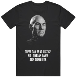 Picard Justice Portrait T Shirt