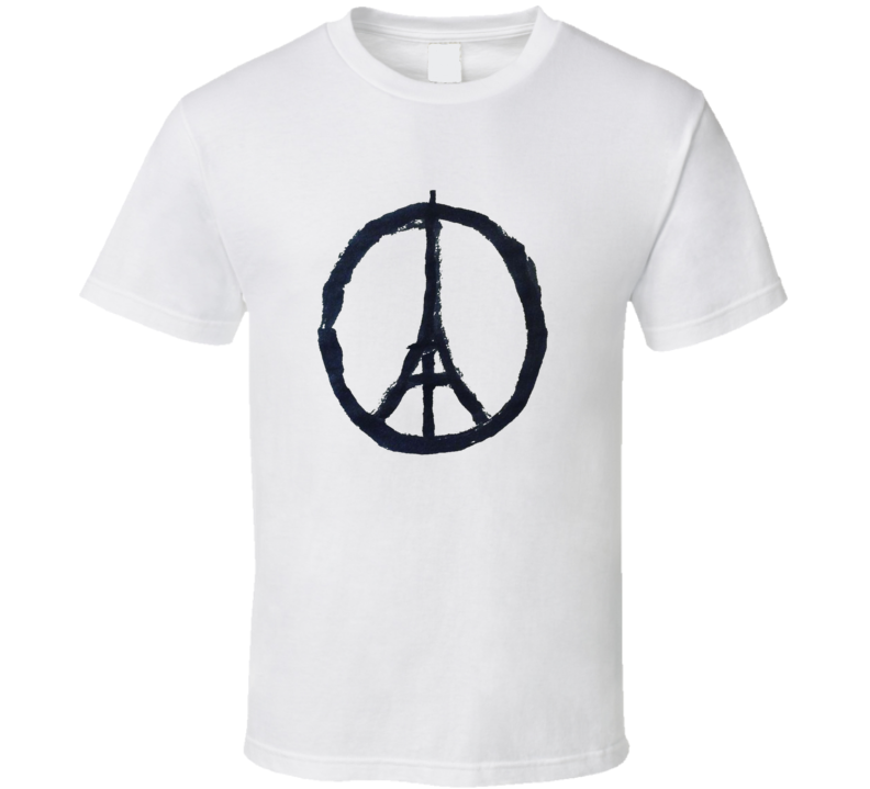 Peace For Paris France Symbol Pray For Paris T Shirt Peace For Paris France Symbol Pray For Paris T Shirt
