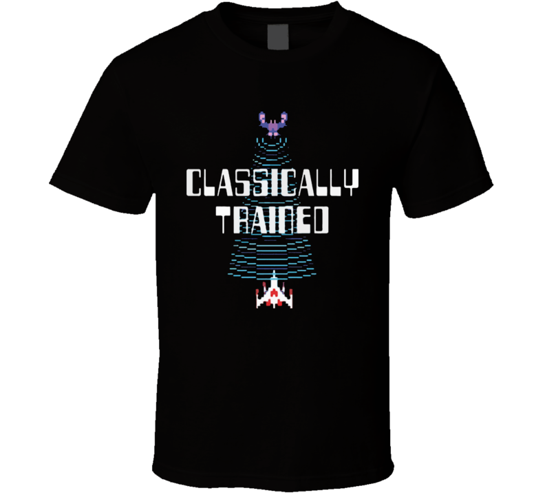 Classically Trained Retro Game 80s T Shirt
