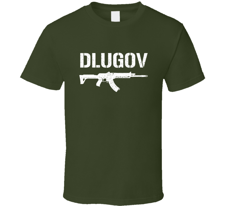 Dlugov Rifle Military Distressed T Shirt Dlugov Rifle Military Distressed T Shirt