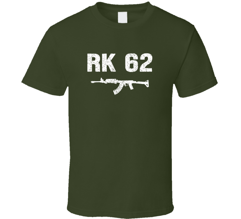 Rk 62 Rifle Military Distressed T Shirt Rk 62 Rifle Military Distressed T Shirt
