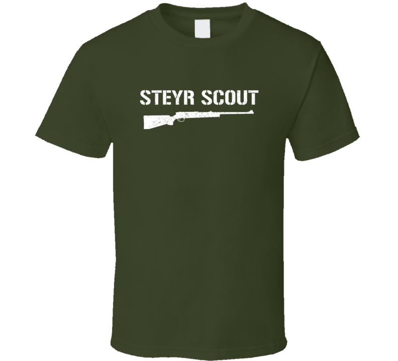 Steyr Scout Sniper Rifle Military Distressed T Shirt Steyr Scout Sniper Rifle Military Distressed T Shirt