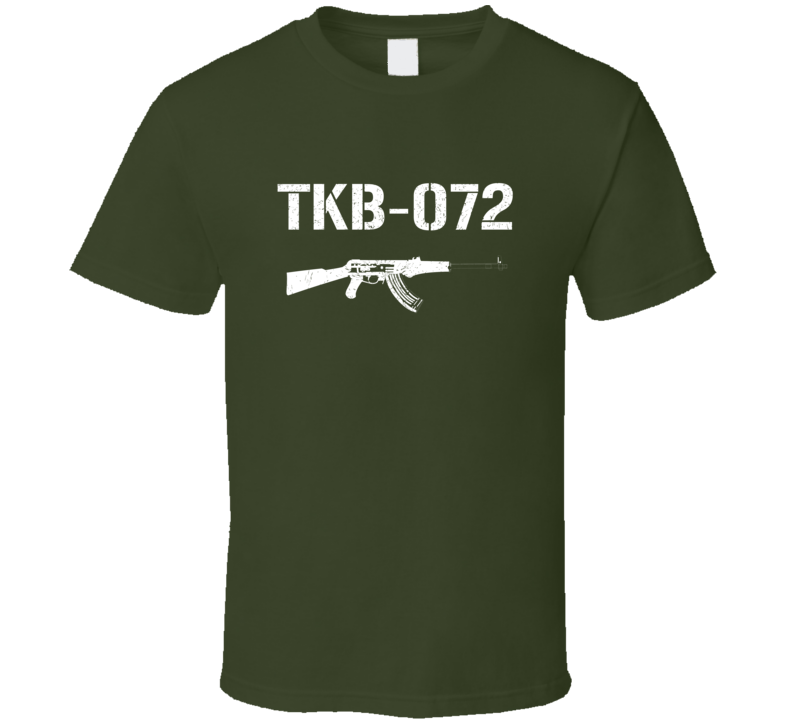 Tkb072 Rifle Military Distressed T Shirt Tkb072 Rifle Military Distressed T Shirt