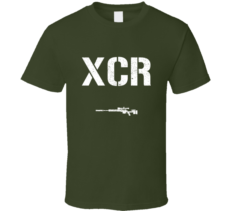 Xcr Sniper Rifle Military Distressed T Shirt Xcr Sniper Rifle Military Distressed T Shirt