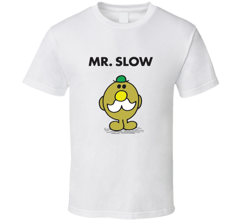 Mr Slow Character From Mr Men Book Series Fan T Shirt Mr Slow Character From Mr Men Book Series Fan T Shirt