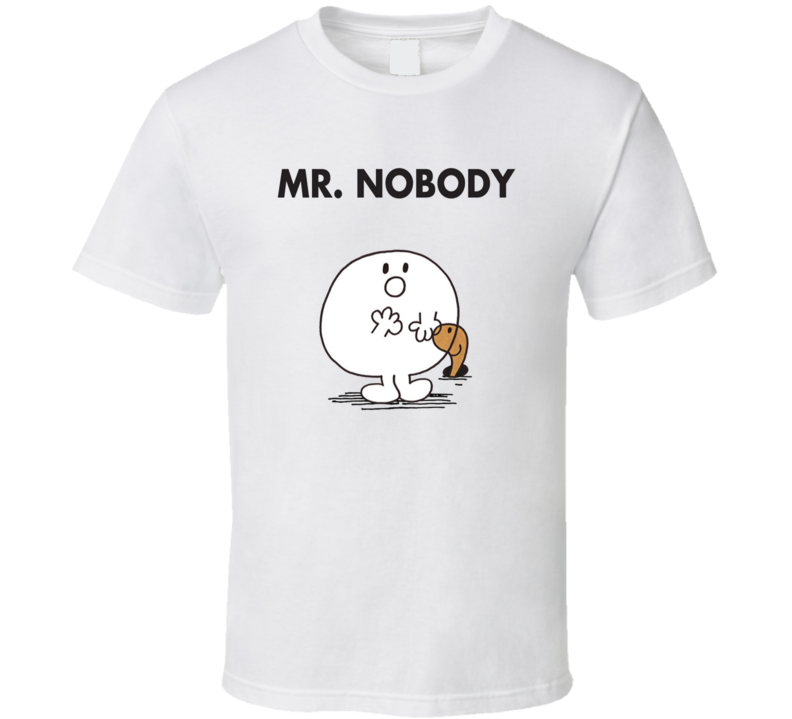 Mr Nobody Character From Mr Men Book Series Fan T Shirt Mr Nobody Character From Mr Men Book Series Fan T Shirt