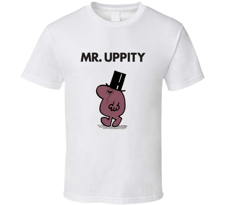 Mr Uppity Character From Mr Men Book Series Fan T Shirt Mr Uppity Character From Mr Men Book Series Fan T Shirt