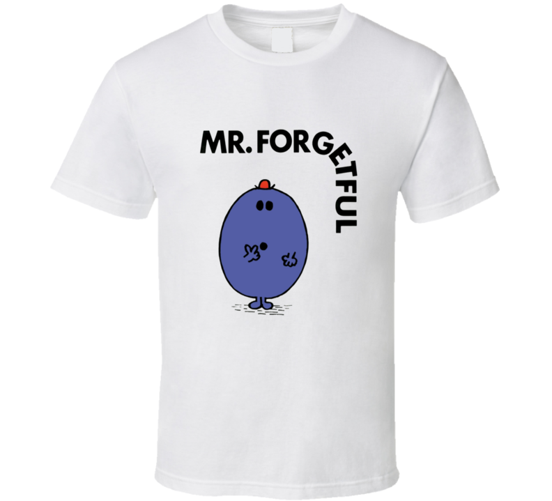Mr Forgetful Character From Mr Men Book Series Fan T Shirt Mr Forgetful Character From Mr Men Book Series Fan T Shirt
