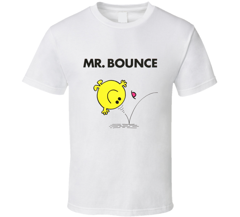 Mr Bounce Character From Mr Men Book Series Fan T Shirt Mr Bounce Character From Mr Men Book Series Fan T Shirt