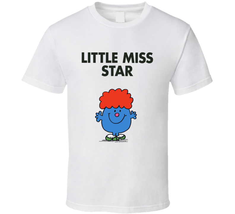 Little Miss Star Character From Little Miss Book Series Fan T Shirt Little Miss Star Character From Little Miss Book Series Fan T Shirt