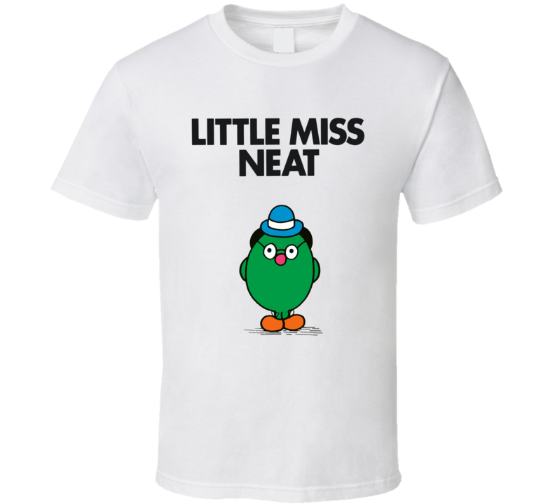 Little Miss Neat Character From Little Miss Book Series Fan T Shirt Little Miss Neat Character From Little Miss Book Series Fan T Shirt