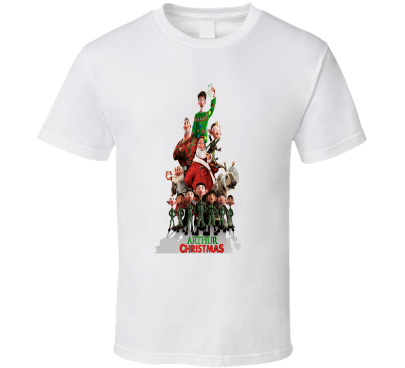 Arthur Christmas Movie Cover T Shirt Arthur Christmas Movie Cover T Shirt