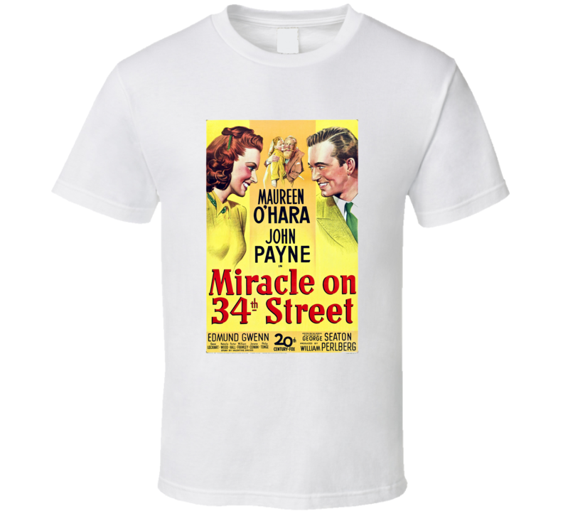 Miracle On 34th Street Christmas Movie Cover T Shirt Miracle On 34th Street Christmas Movie Cover T Shirt