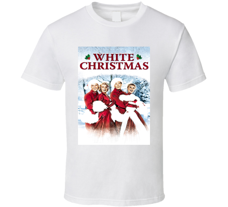 White Christmas Movie Cover T Shirt White Christmas Movie Cover T Shirt