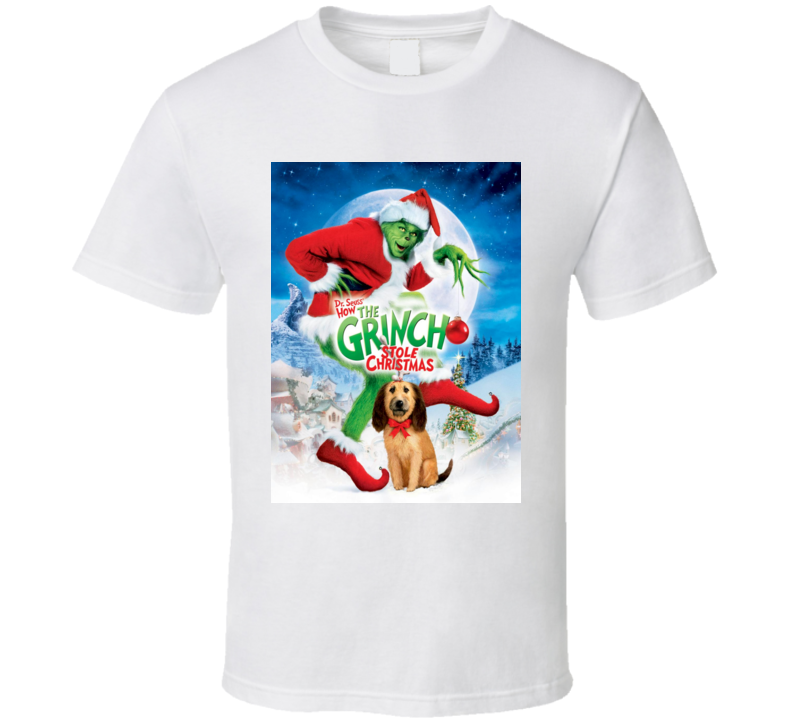 Dr. Seuss' How The Grinch Stole Christmas Movie Poster T Shirt Dr. Seuss' How The Grinch Stole Christmas Movie Poster T Shirt