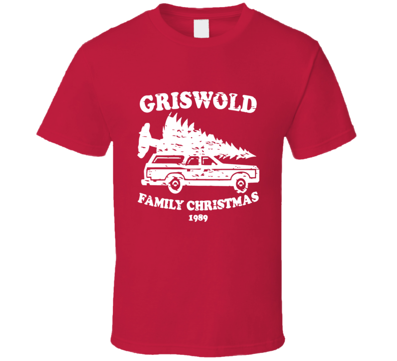 Griswold Family Christmas 1989 National Lampoon's Christmas Vacation Holiday White T Shirt Griswold Family Christmas 1989 National Lampoon's Christmas Vacation Holiday White T Shirt