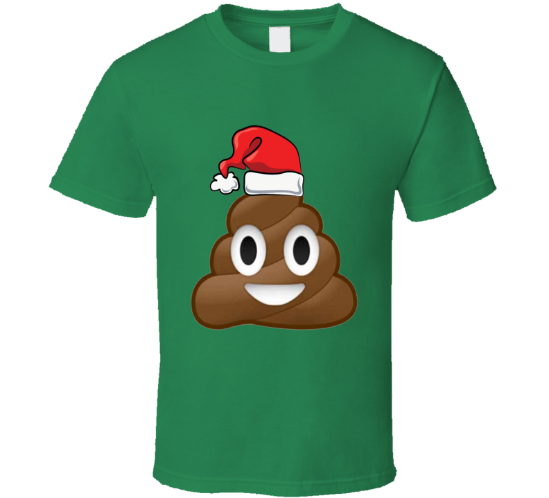 Christmas Poop Emoji Holiday Santa Hat T Shirt Christmas Poop Emoji Holiday Santa Hat T Shirt