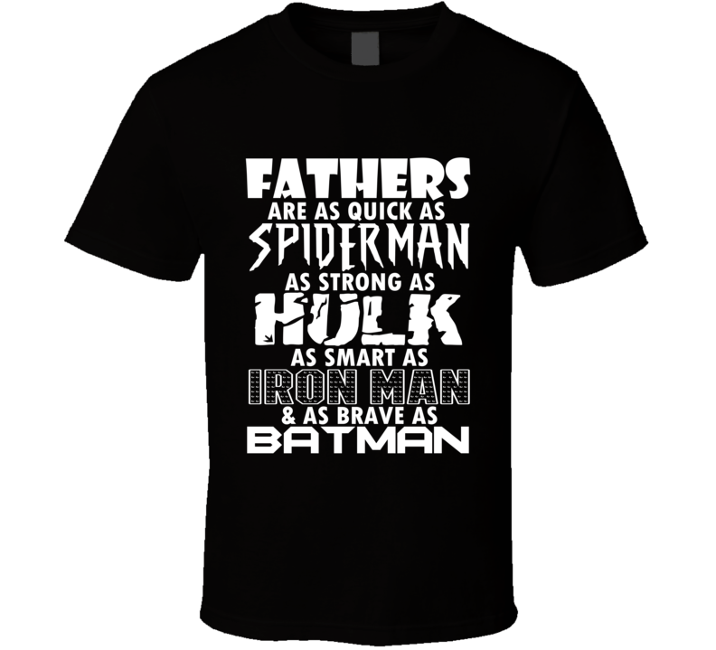 Fathers Funny Comic Book Superhero T Shirt Fathers Funny Comic Book Superhero T Shirt