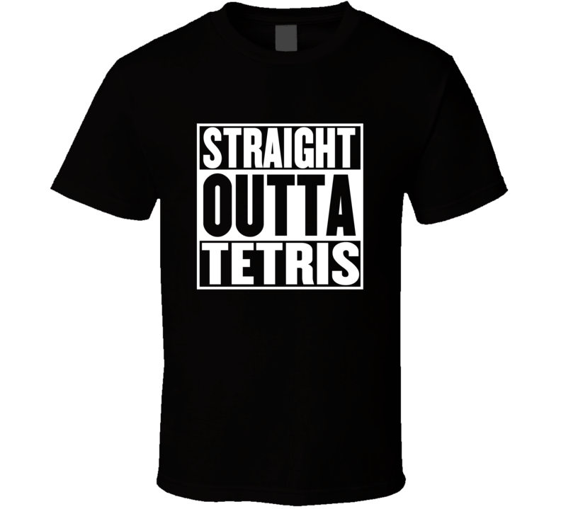 Straight Outta Tetris Movie Parody Shirt Straight Outta Tetris Movie Parody Shirt