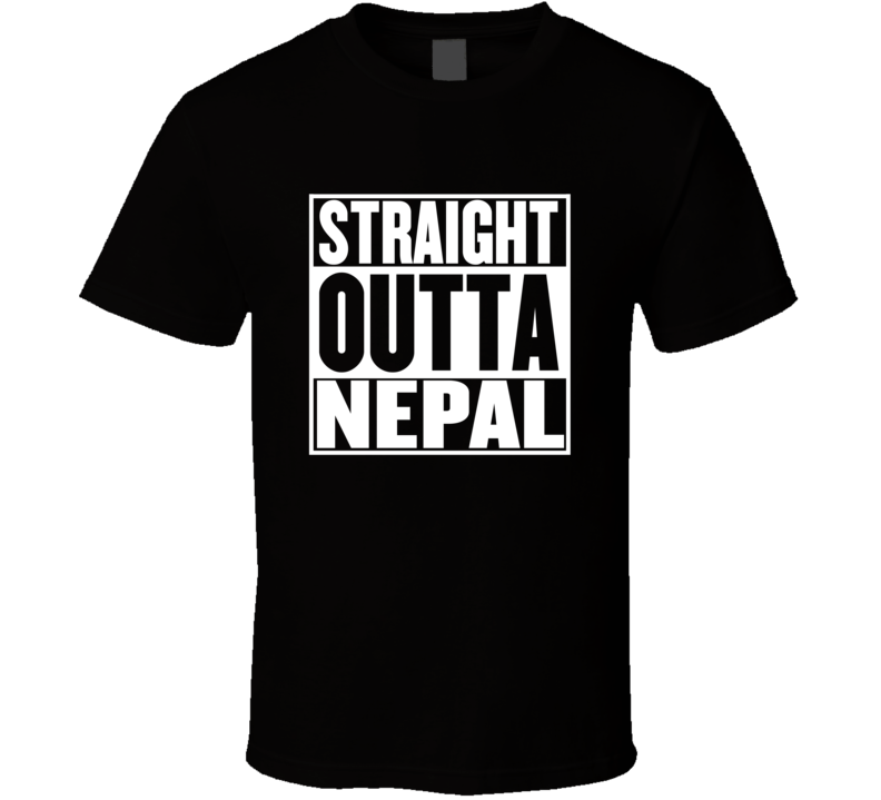 Straight Outta Nepal Movie Parody Shirt Straight Outta Nepal Movie Parody Shirt