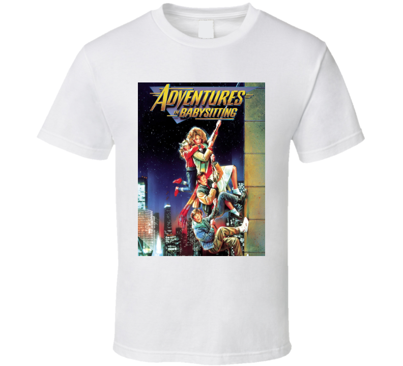 Adventures in Babysitting Classic Movie Poster Cool Retro Gift T Shirt Adventures in Babysitting Classic Movie Poster Cool Retro Gift T Shirt