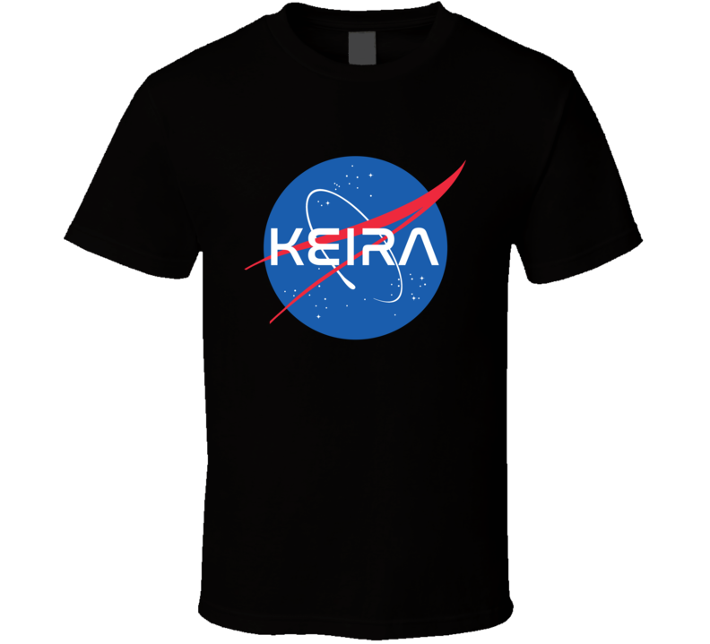 Keira NASA Logo Your Name Space Agency T Shirt Keira NASA Logo Your Name Space Agency T Shirt