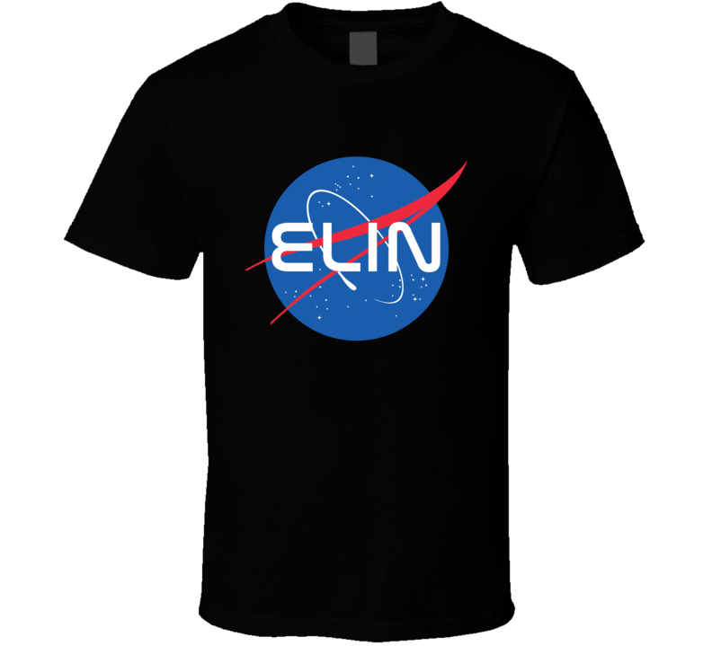 Elin NASA Logo Your Name Space Agency T Shirt