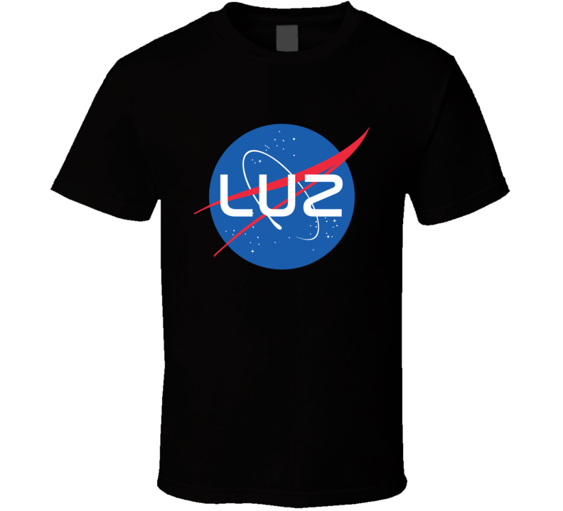 Luz NASA Logo Your Name Space Agency T Shirt Luz NASA Logo Your Name Space Agency T Shirt