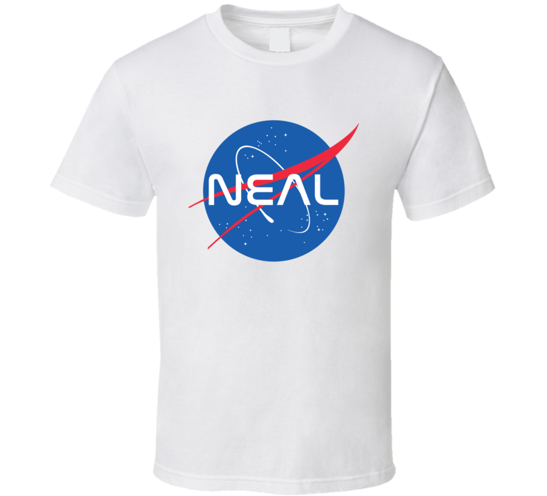 NEAL NASA Logo Your Last Name Space Agency T Shirt NEAL NASA Logo Your Last Name Space Agency T Shirt
