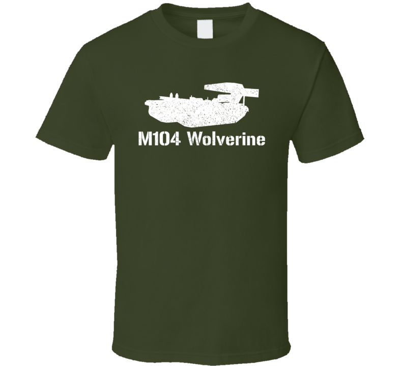 United States M104 Wolverine Military T Shirt United States M104 Wolverine Military T Shirt