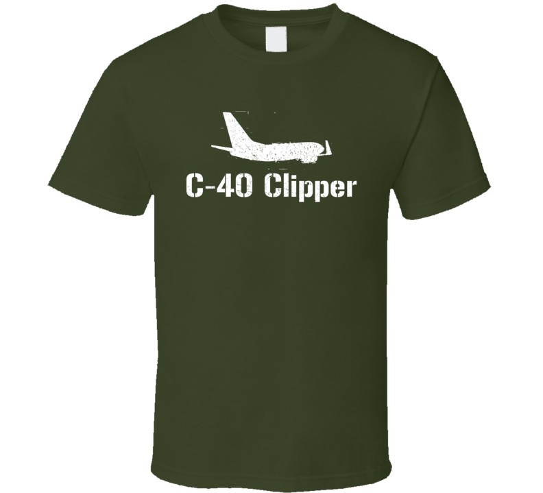 C-40 Clipper Jet Military T Shirt C-40 Clipper Jet Military T Shirt
