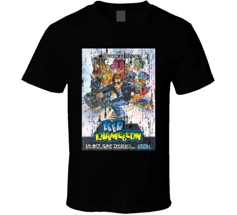 Kid Chameleon Vintage Sega Video Game Box Cool T Shirt Kid Chameleon Vintage Sega Video Game Box Cool T Shirt