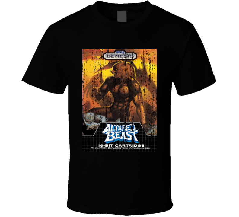 Altered Beast Vintage Sega Video Game Box Cool T Shirt Altered Beast Vintage Sega Video Game Box Cool T Shirt